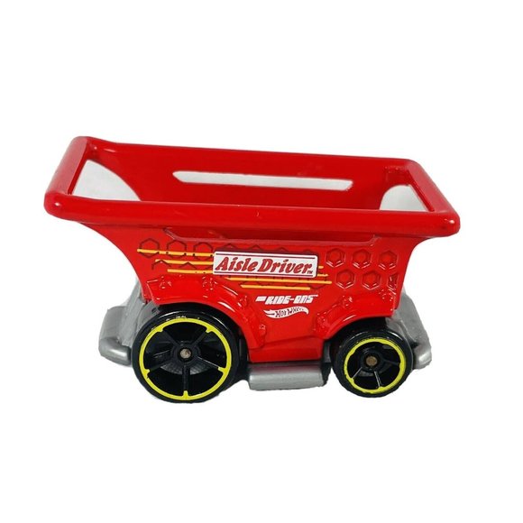 Hot Wheels AISIE DRIVER Red Shopping Cart DTX21 Diecast Loose Push A Long Toy - Picture 2 of 10